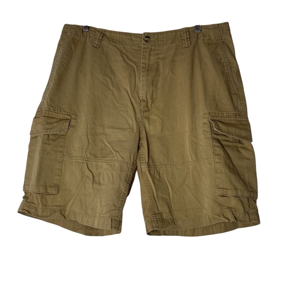 Polo Ralph Lauren Cargo Shorts Mens Size 35 Khaki Relaxed Fit Utility Pony